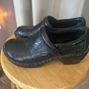BOC clogs paisley pattern